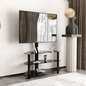35.4" Inch, Multi-function TV Stand, Black