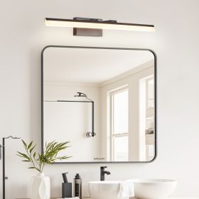 32" Inch, Modern LED Bathroom Vanity Light, Black