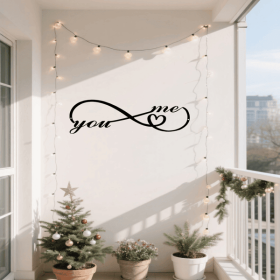 CIFbuy Custom Gothic iron Wall Art Personalized Dark Romance Sign for Couples Home Decor(TikTok, temu pick-up service)