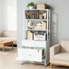 Ample Storage File Cabinet, 2-Drawer, White