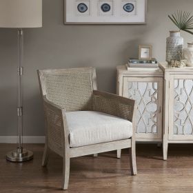 Cane Armchair - Beige, Wood