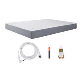 Grounding Sheets, King Size, 95% Cotton + 5% Pure Silver Fiber, Earth Grounded Fitted Bed Sheets, with Grounding Cord & Tester, for Improved Sleep &