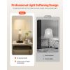 Drum Lamp Shade 2 Set, 16 in Top x 16 in Bottom x 12 in High, Large Lampshade with Harp, Replacement Lamp Shade for Table Lamps Floor Lamps Pendant L