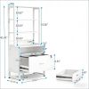 Ample Storage File Cabinet, 2-Drawer, White
