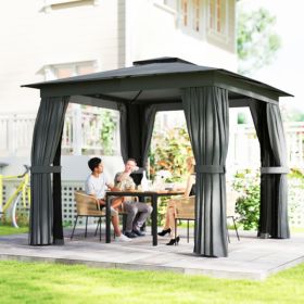 Patio Pergola Gazebo, Dark Grey