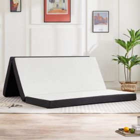 Triple Fold Mattress, White (Option: 4INFULL)