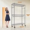 Heavy Duty, Rolling Garment Rack, 3 Tiers, White