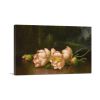 Lotus Flowers with A Landscape Painting in the Background 1900