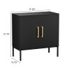 Storage Cabinet Set, Freestanding Floor Cabinet, Modern Sideboard, Wood Buffet Cabinet