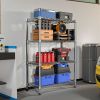 1000 lbs Storage Shelving, Steel Heavy Duty, Silver